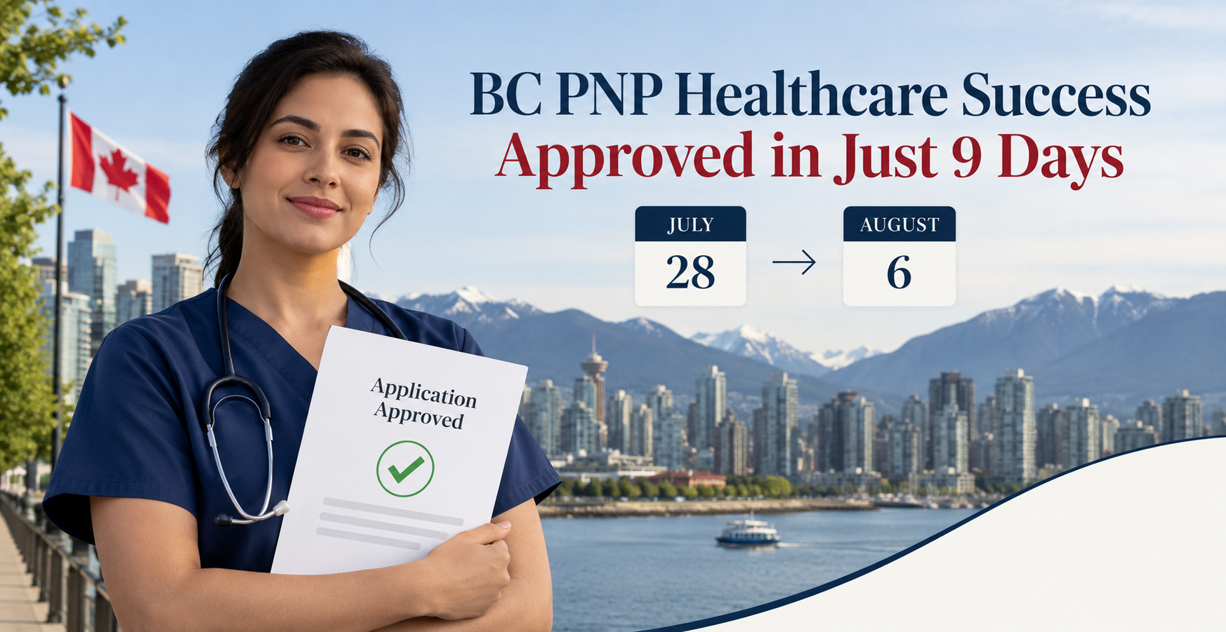 BC PNP Healthcare Application Approved in Just 9 Days